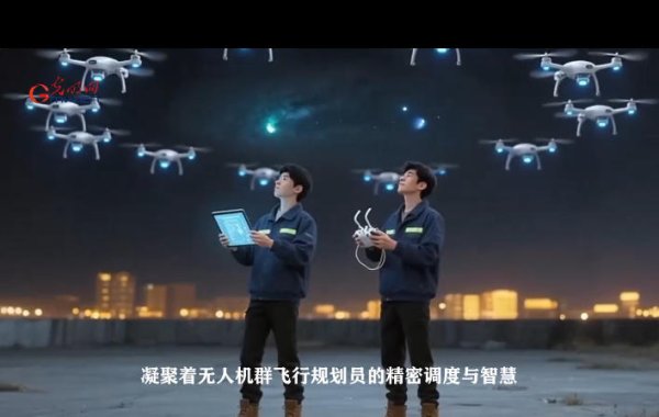 金牛股 【职引未来·新职业图鉴】无人机群飞行规划员：低空经济的“科技艺术家”